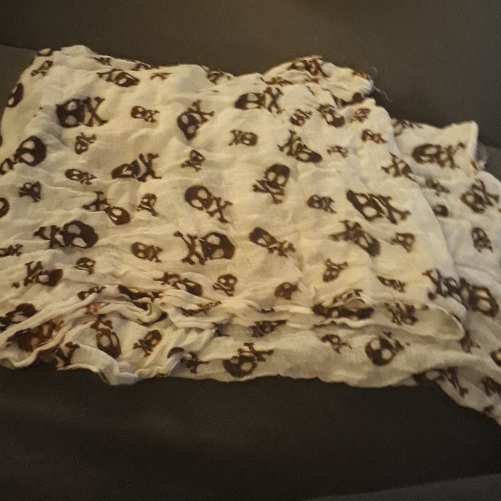 White scarf